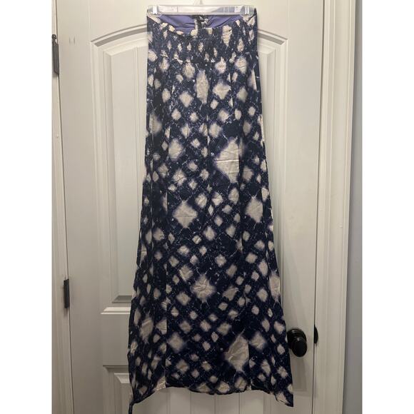 NWT Lauren Conrad Women’s Strapless Bohemian‎ Rhapsody Halter Maxi Dress Size 2 - Picture 3 of 7
